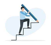 キャッチコピー作成ワークシートのイラスト